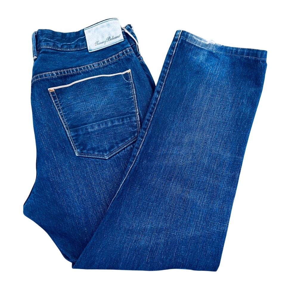 Tommy Bahama Mens Authentic Straight Leg Jeans Medium Wash Blue 34x34 (34x28)